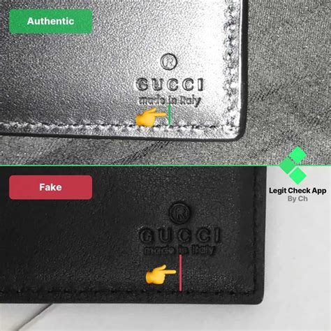 how to spot a fake gucci wallet|gucci wallet real deal.